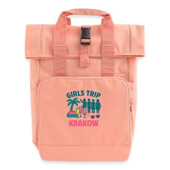 Girls Trip Krakow Party - Roll Top Backpack with Two Handles - chintz rose - Front