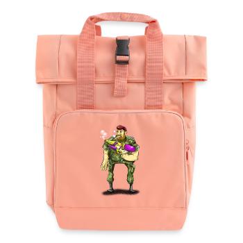 Zapfenstreich - Rolltop Rucksack mit zwei Griffen - Chintzrosa - Vorne