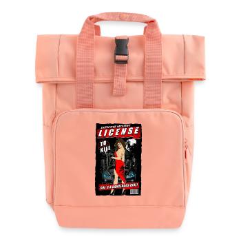 détective - Sac à dos Roll Top à deux anses - rose liberty - Devant