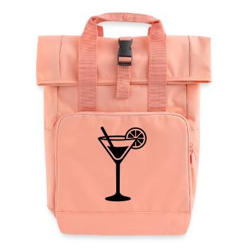 Cocktail - Rolltop Rucksack mit zwei Griffen - Chintzrosa - Vorne