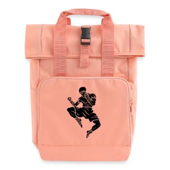 Flying Knee (a) - Sac à dos Roll Top à deux anses - rose liberty - Devant