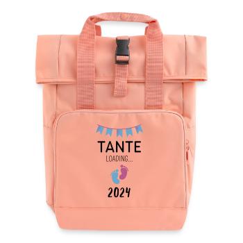 Tante Loading... 2024 - Rolltop Rucksack mit zwei Griffen - Chintzrosa - Vorne