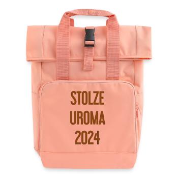 Fière arrière-grand-mère 2024 - Sac à dos Roll Top à deux anses - rose liberty - Devant