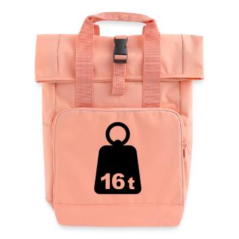 Sixteen Tons 16t - Roll Top Backpack with Two Handles - chintz rose - Front