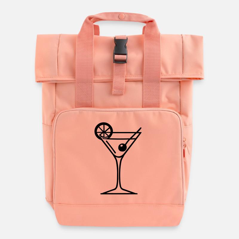 cocktail - Sac à dos Roll Top à deux anses - rose liberty