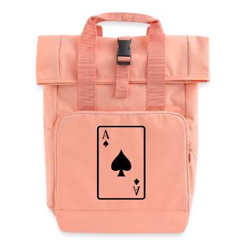 Carte de poker - Sac à dos Roll Top à deux anses - rose liberty - Devant