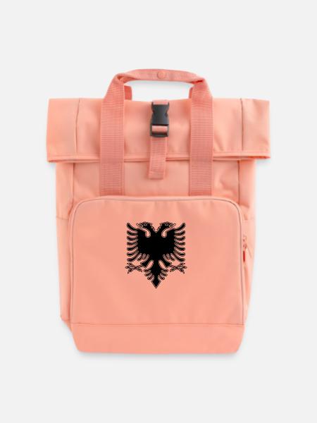 Doppelkopf Eagle_V2 - Rolltop Rucksack mit zwei Griffen - Chintzrosa