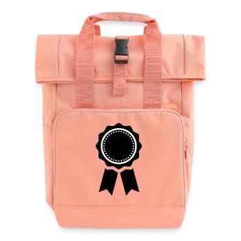 idée cadeau remise des médailles - Sac à dos Roll Top à deux anses - rose liberty - Devant