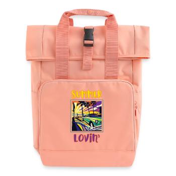 Summer Lovin' - Rolltop Rucksack mit zwei Griffen - Chintzrosa - Vorne