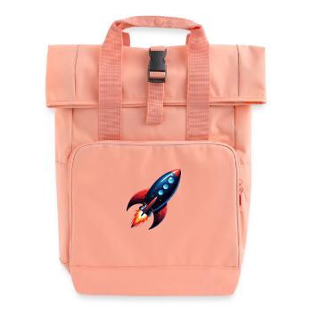 Démarreur de lancement de fusée - Sac à dos Roll Top à deux anses - rose liberty - Devant