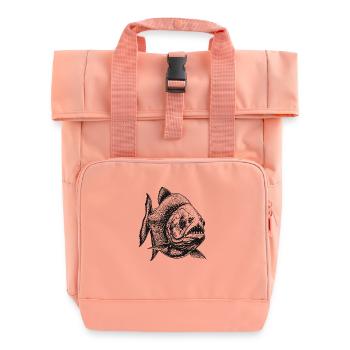 Piranhas - Rolltop Rucksack mit zwei Griffen - Chintzrosa - Vorne