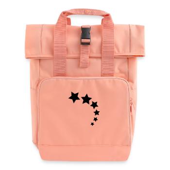 sternenkurve - Rolltop Rucksack mit zwei Griffen - Chintzrosa - Vorne