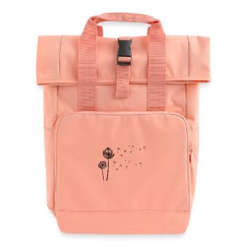 Schöne Pusteblume, verspielt und luftig ;) - Rolltop Rucksack mit zwei Griffen - Chintzrosa - Vorne