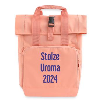 Fière arrière-grand-mère 2024 - Sac à dos Roll Top à deux anses - rose liberty - Devant