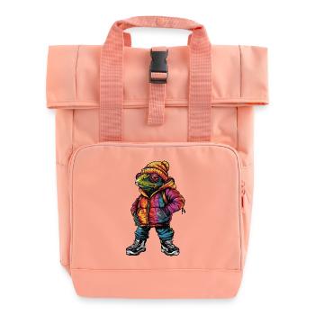 Caméléon Funny Winter - Sac à dos Roll Top à deux anses - rose liberty - Devant