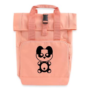 Plüschig: Pandy - Rolltop Rucksack mit zwei Griffen - Chintzrosa - Vorne