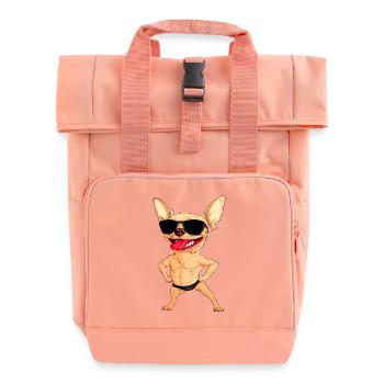 Entraîneur de chihuahua - Sac à dos Roll Top à deux anses - rose liberty - Devant