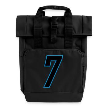 number_7 - Rolltop Rucksack mit zwei Griffen - Schwarz - Vorne