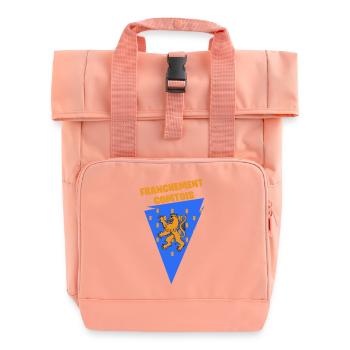 Ehrlich gesagt Comtois - Rolltop Rucksack mit zwei Griffen - Chintzrosa - Vorne