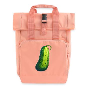 Gurke - Rolltop Rucksack mit zwei Griffen - Chintzrosa - Vorne