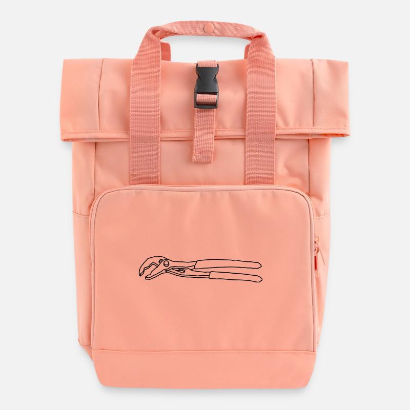 WRENCH - Roll Top Backpack with Two Handles - chintz rose
