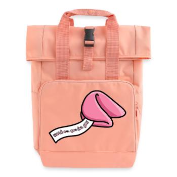 Glückskeks - Rolltop Rucksack mit zwei Griffen - Chintzrosa - Vorne