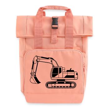 Bagger - Rolltop Rucksack mit zwei Griffen - Chintzrosa - Vorne