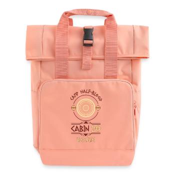 Cabin #20 in Camp Half Blood, Child of Hecate - Roll Top Backpack with Two Handles - chintz rose - Front