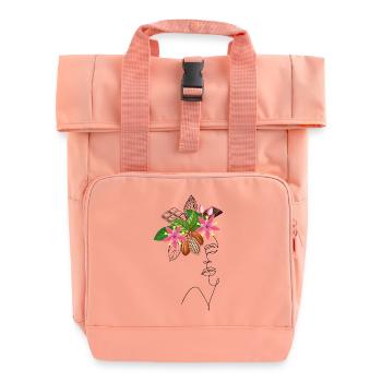 Lady Chocolate - Rolltop Rucksack mit zwei Griffen - Chintzrosa - Vorne