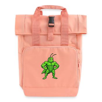 La sauterelle autrement - Sac à dos Roll Top à deux anses - rose liberty - Devant