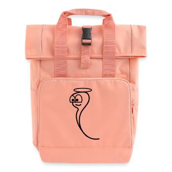 Gutes Spermium - Rolltop Rucksack mit zwei Griffen - Chintzrosa - Vorne