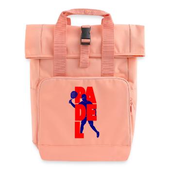 Padel Tennis Conception graphique - Sac à dos Roll Top à deux anses - rose liberty - Devant