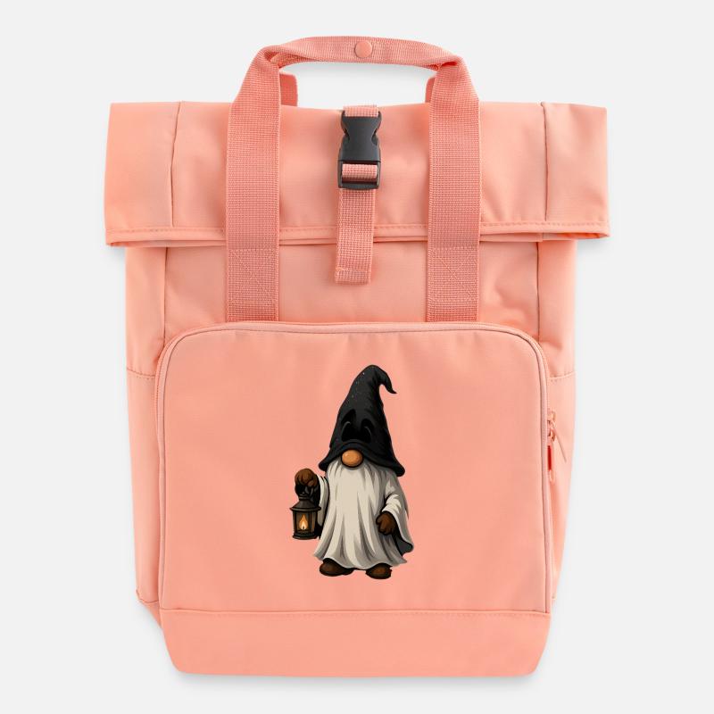 Sorcier de conte de fées avec lanterne - Sac à dos Roll Top à deux anses - rose liberty
