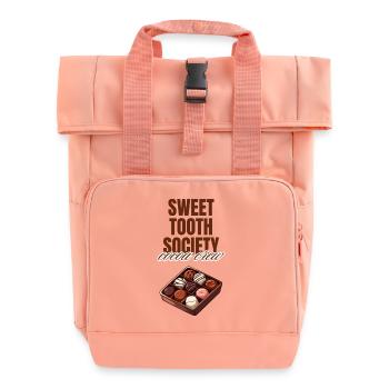 Sweet Tooth Society Cocoa Crew - Rolltop Rucksack mit zwei Griffen - Chintzrosa - Vorne