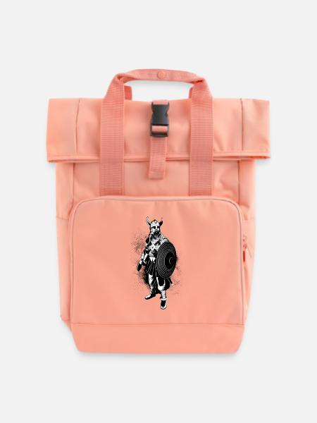 Viking - Rolltop Rucksack mit zwei Griffen - Chintzrosa