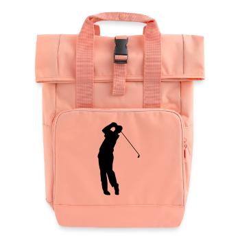 Golfer - Rolltop Rucksack mit zwei Griffen - Chintzrosa - Vorne