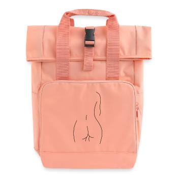 Corps de femme - Sac à dos Roll Top à deux anses - rose liberty - Devant