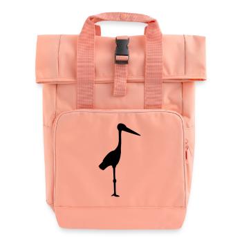 Stork Design - Rolltop Rucksack mit zwei Griffen - Chintzrosa - Vorne