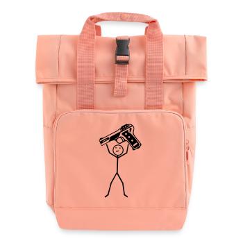 Pistole - Rolltop Rucksack mit zwei Griffen - Chintzrosa - Vorne