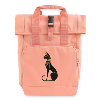 Chat égyptien - Sac à dos Roll Top à deux anses - rose liberty - Devant