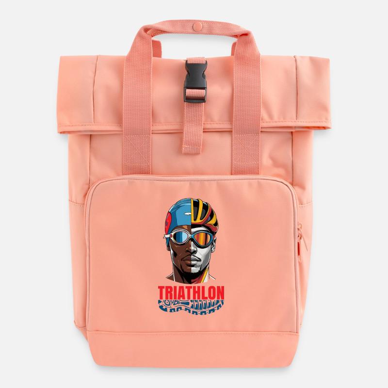 Triathlon - Sac à dos Roll Top à deux anses - rose liberty