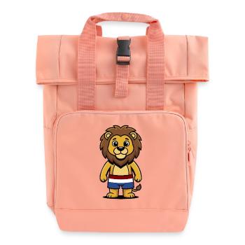 Holland Lion - Sac à dos Roll Top à deux anses - rose liberty - Devant