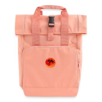 Mondfinsternis - Rolltop Rucksack mit zwei Griffen - Chintzrosa - Vorne