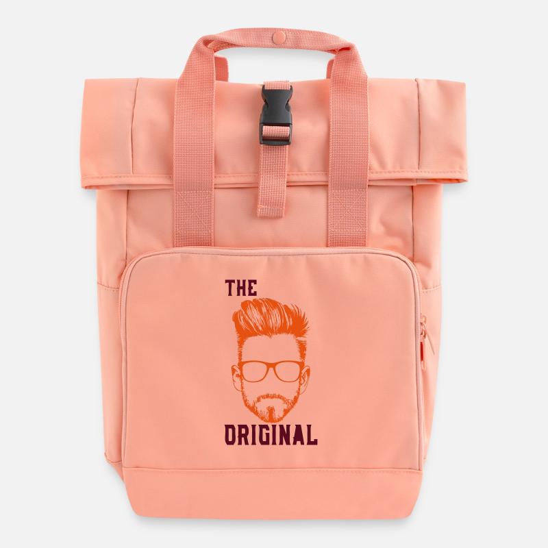DAD - THE ORIGINAL! - Roll Top Backpack with Two Handles - chintz rose