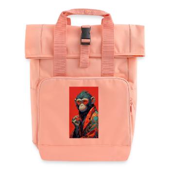 Vermillion Ape - Sac à dos Roll Top à deux anses - rose liberty - Devant