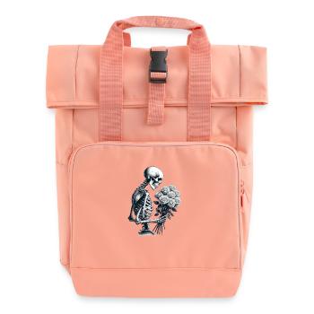 Ewige Eleganz - Rolltop Rucksack mit zwei Griffen - Chintzrosa - Vorne