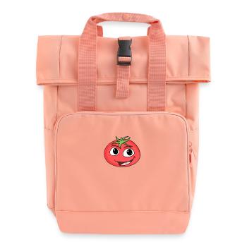 Tomate - Rolltop Rucksack mit zwei Griffen - Chintzrosa - Vorne
