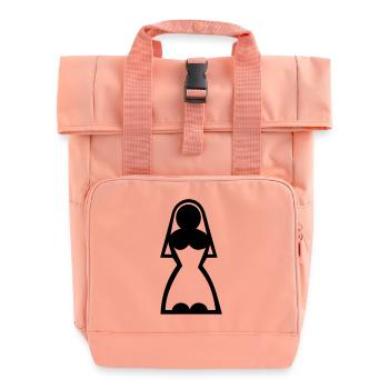 Braut - Rolltop Rucksack mit zwei Griffen - Chintzrosa - Vorne
