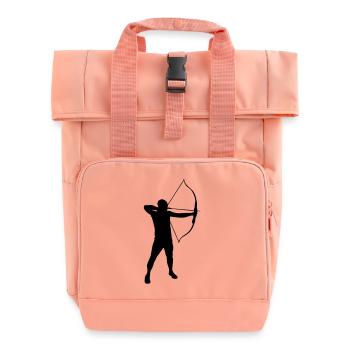 Archery male de - Rolltop Rucksack mit zwei Griffen - Chintzrosa - Vorne