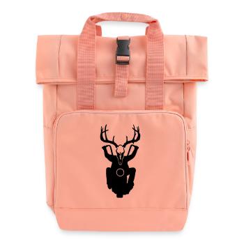 biker - Rolltop Rucksack mit zwei Griffen - Chintzrosa - Vorne